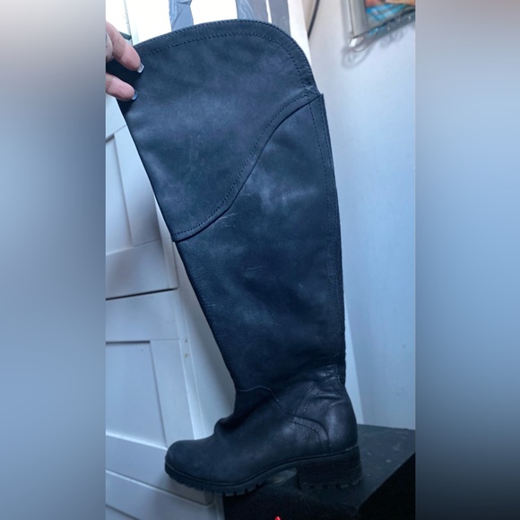 Lucky Brand over the knee boots black boots like new - Picture 7 of 11
